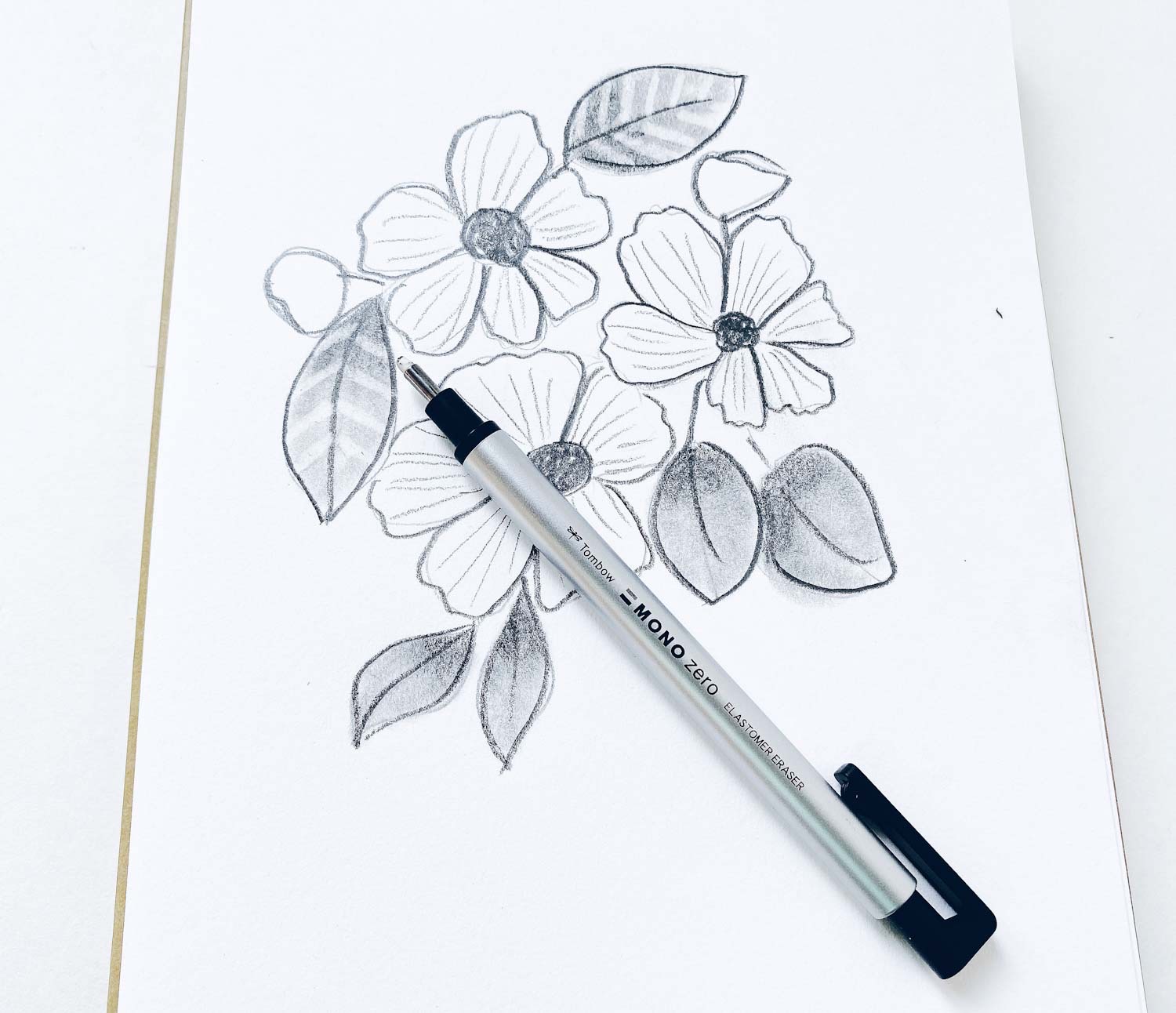 Pencil Shading Tips for Easily Sketching Flowers Tombow USA Blog