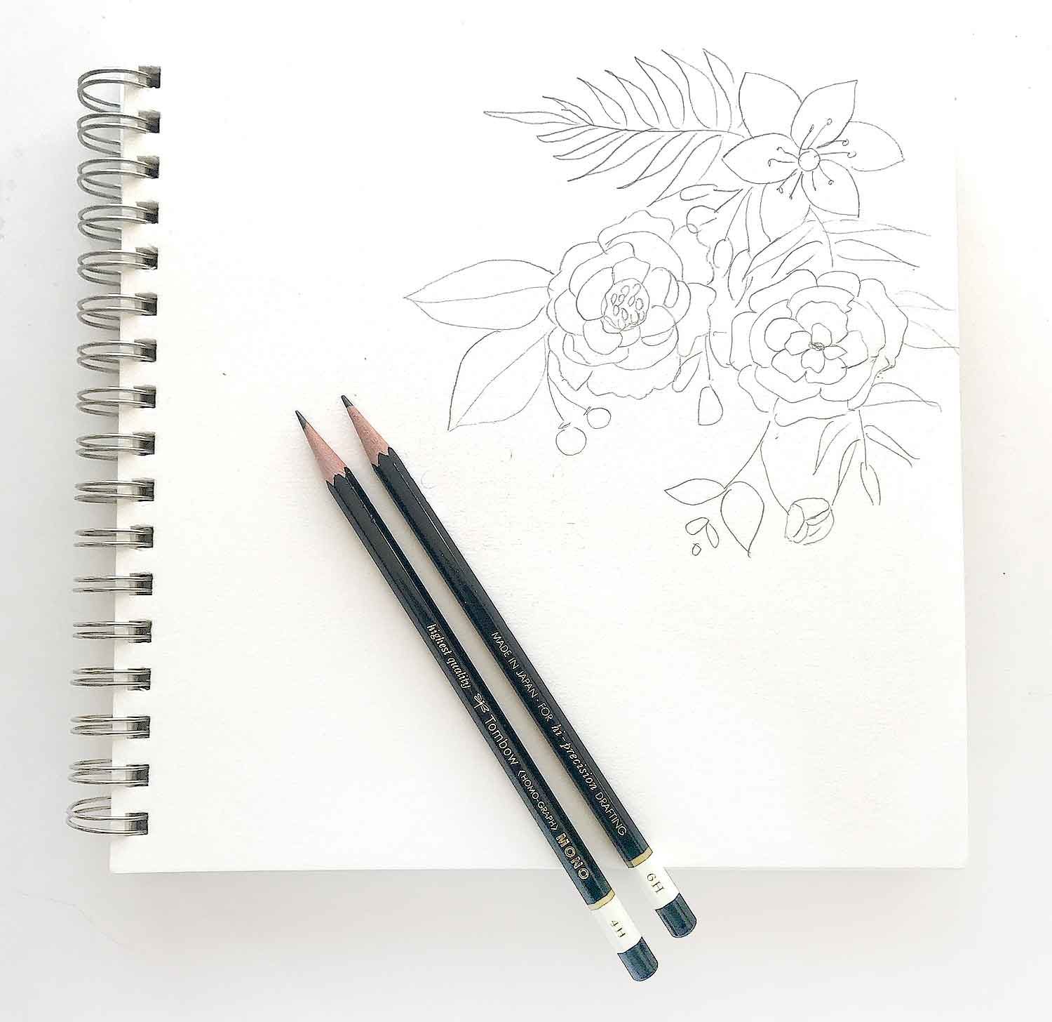 Pencil Shading Tips for Easily Sketching Flowers - Tombow USA Blog