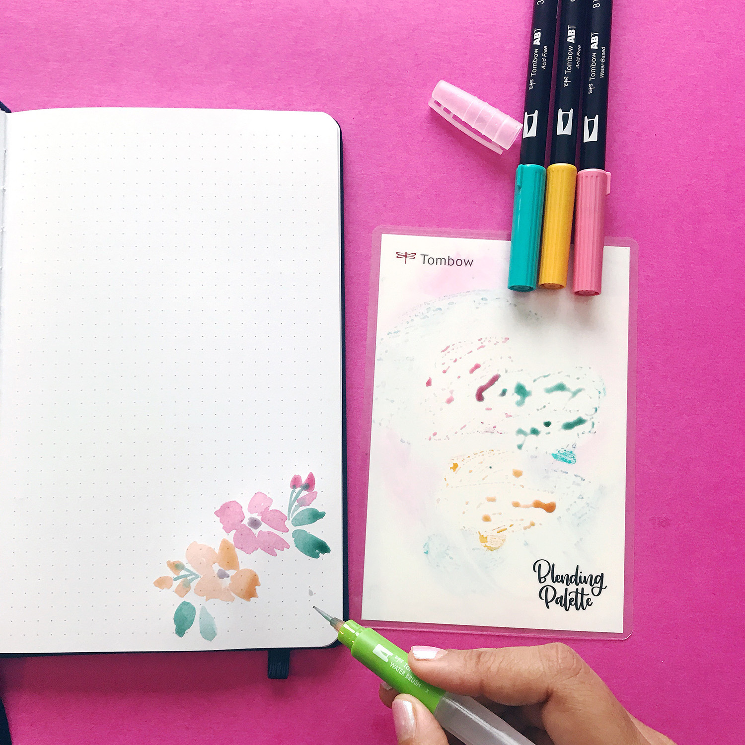 Daily Journal Spread Tutorial - Tombow USA Blog