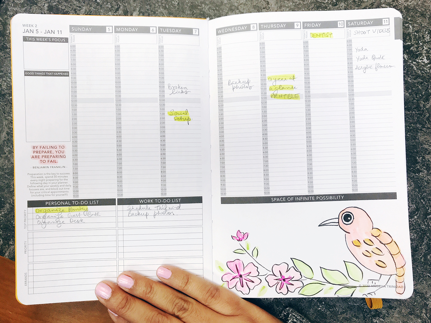 Using ALL my Washi Tape! - Passion Planner Plan With Me! 