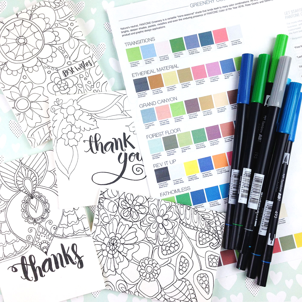 Color Harmonies with Dual Brush Pens - Tombow USA Blog