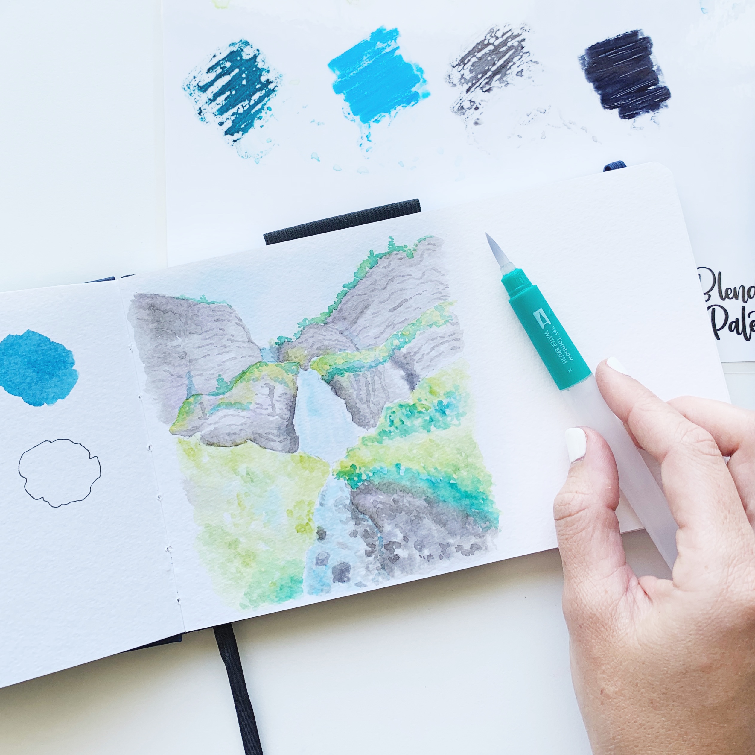 Watercolor Art Journaling with Tombow Markers - Tombow USA Blog