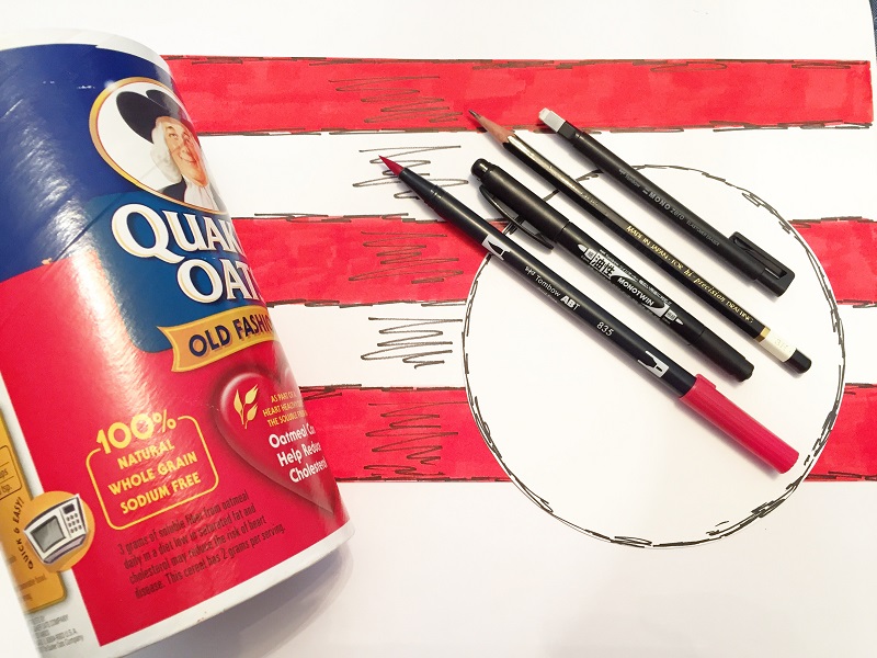 Tombow Cat in the Hat Pencils and Holder by Beth Watson