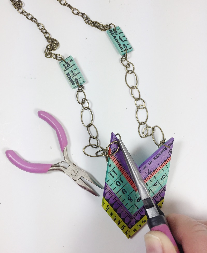 TOMBOW CREATE A CHEVRON NECKLACE WITH RULERS BETH WATSON
