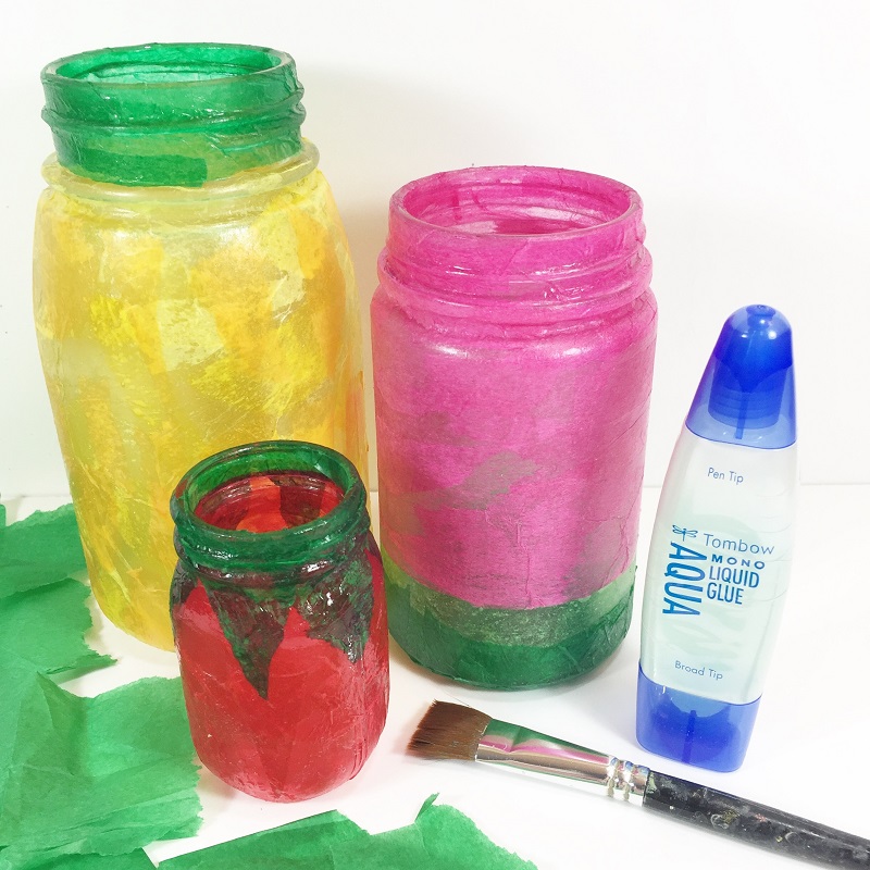 TOMBOW CREATE FRUIT INSPIRED MASON JARS FOR SUMMER PARTIES BETH WATSON