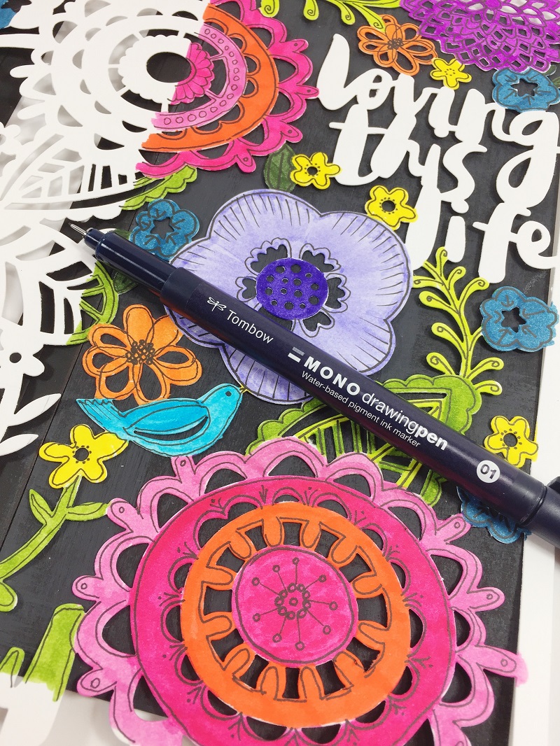 TOMBOW EMBELLISH A JOURNAL WITH DOODLING BETH WATSON