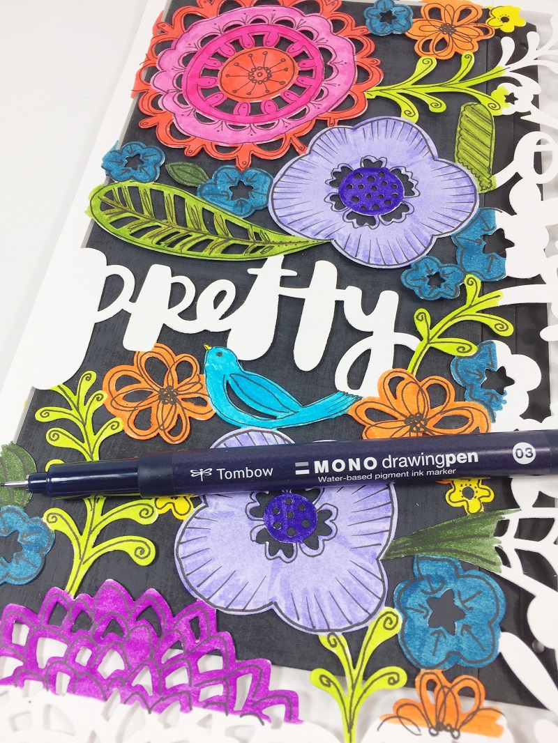 TOMBOW EMBELLISH A JOURNAL WITH DOODLING BETH WATSON