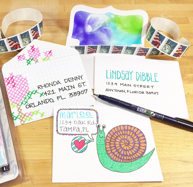 TOMBOW HAPPY MAIL ENVELOPES 3 WAYS BETH WATSON