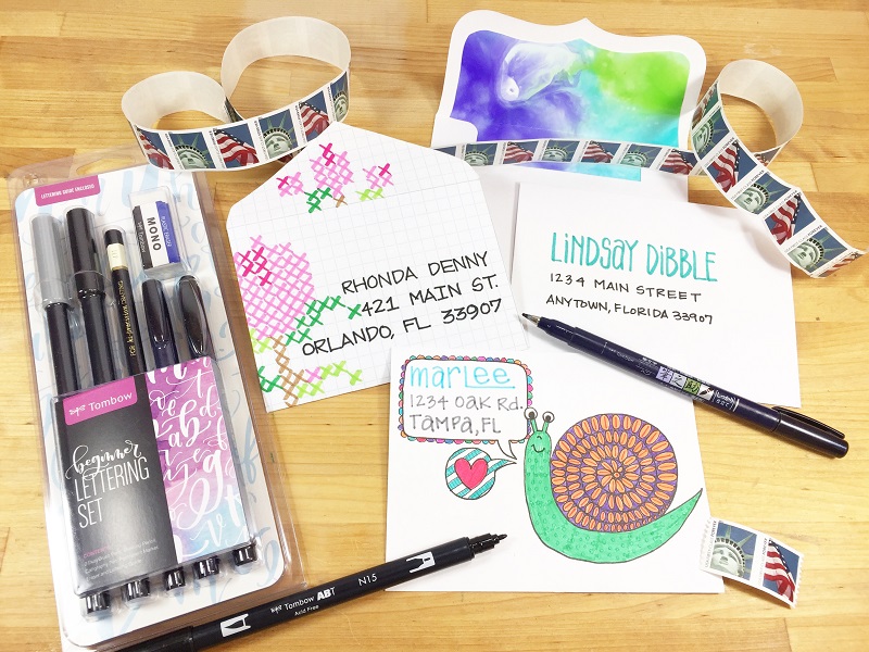 TOMBOW HAPPY MAIL ENVELOPES 3 WAYS BETH WATSON