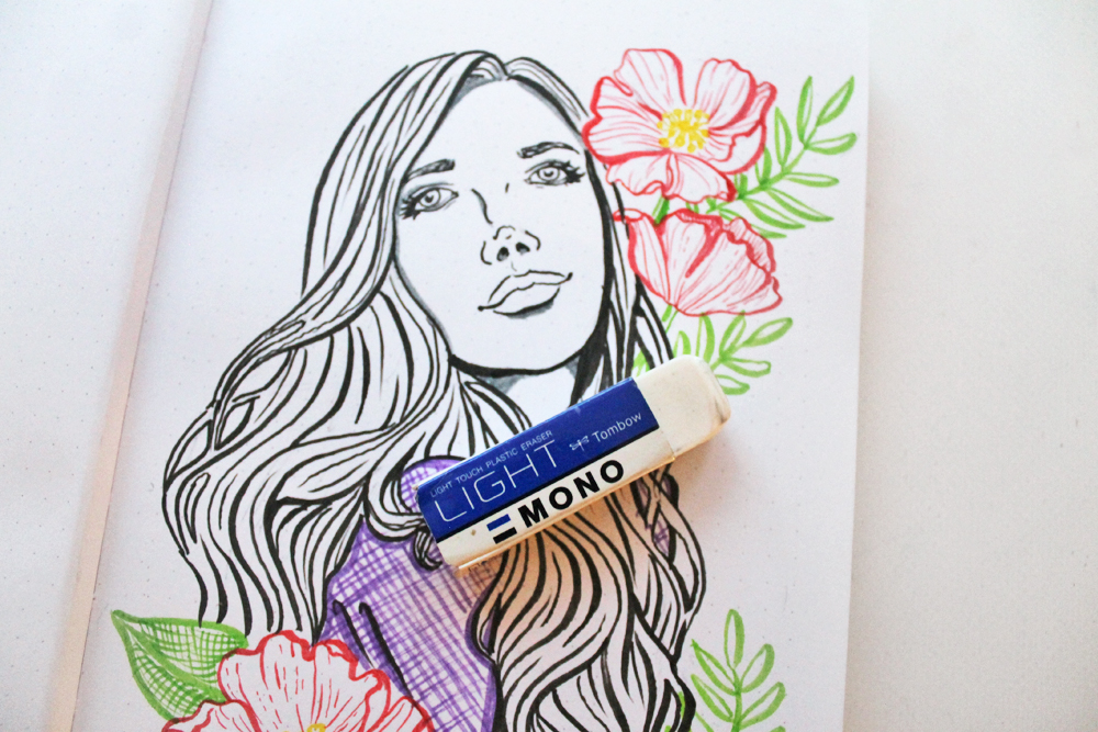 Tips for Drawing Simple Flowers Using MONO Drawing Pens - Tombow USA Blog