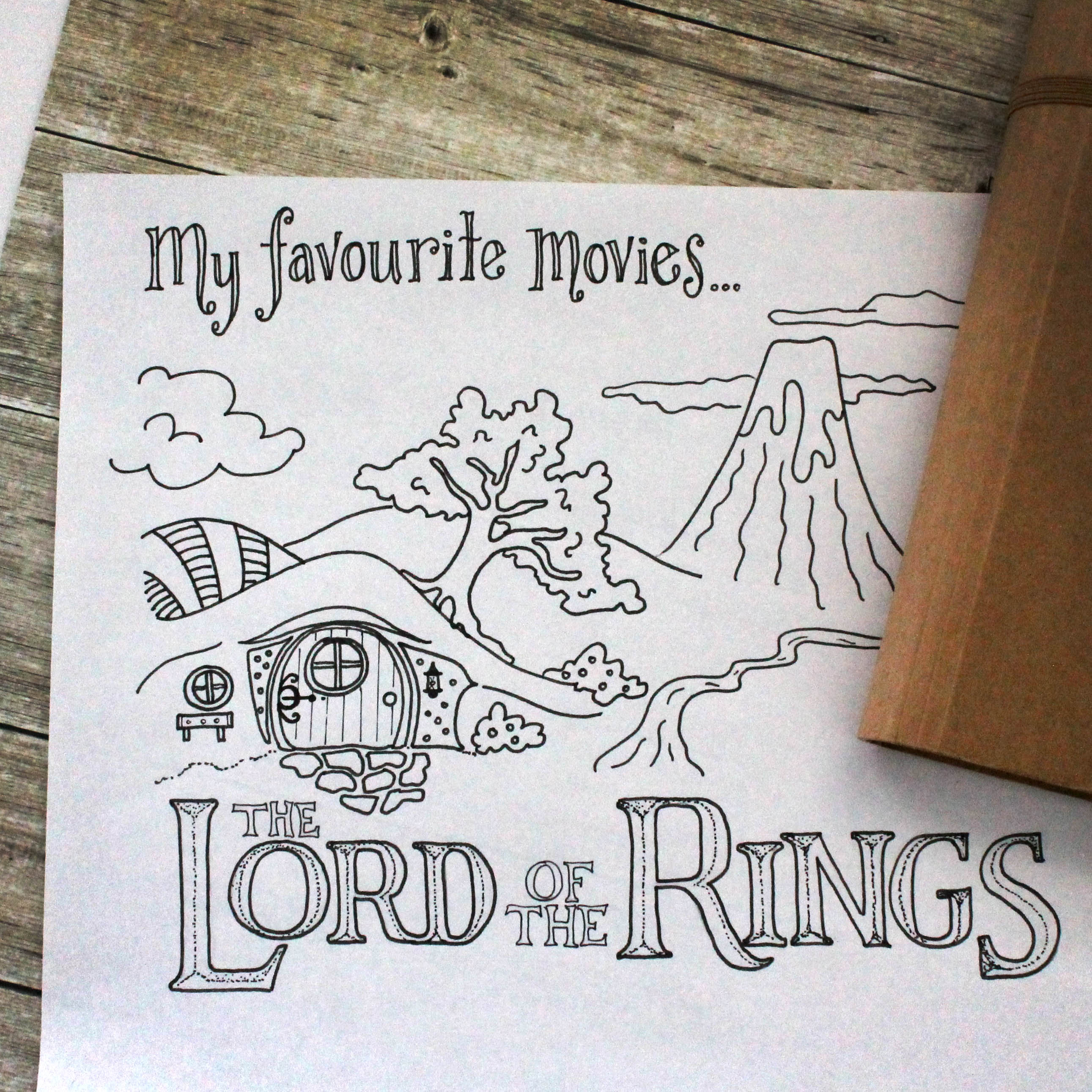 Q&A with Tombow Brand Ambassador Tracy McLennon // Lord of the Rings handlettering