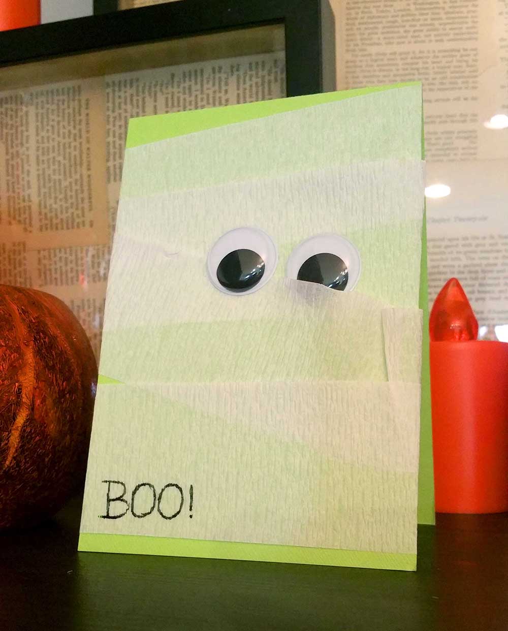 Tombow Mummy Card Halloween JPriest JPHalloween