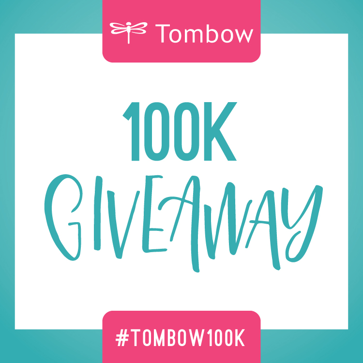 Enter Tombow's 100k Giveaway on Instagram! Find out how at instagram.com/tombowusa