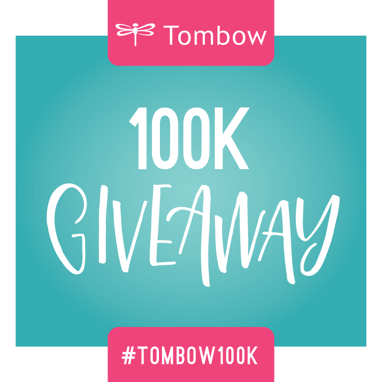 Enter Tombow's 100k Giveaway on Instagram! Find out how at instagram.com/tombowusa