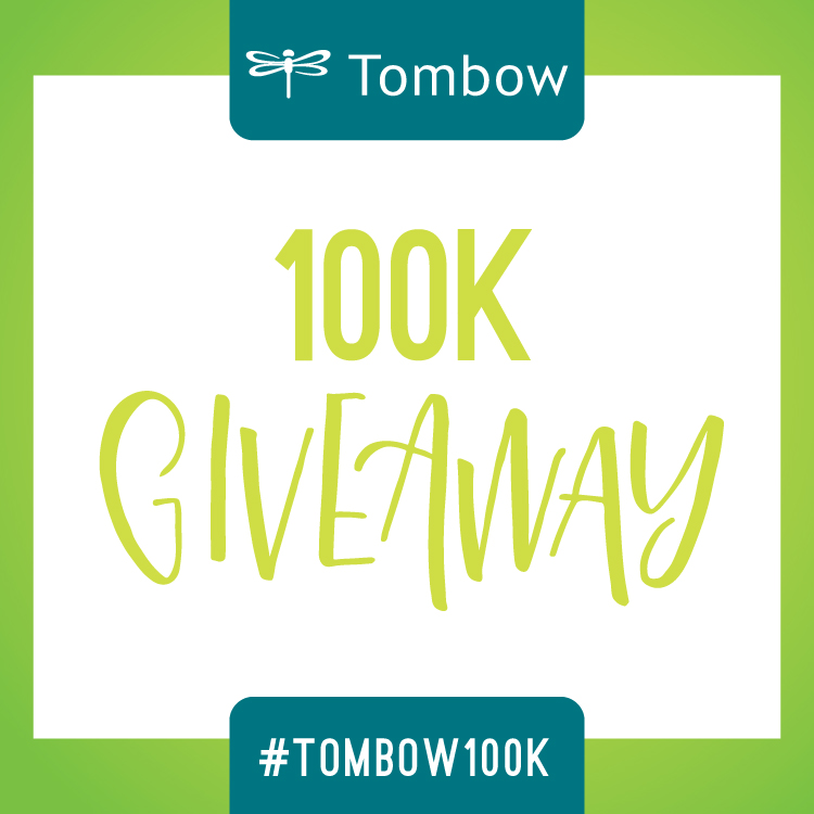 Enter Tombow's 100k Giveaway on Instagram! Find out how at instagram.com/tombowusa