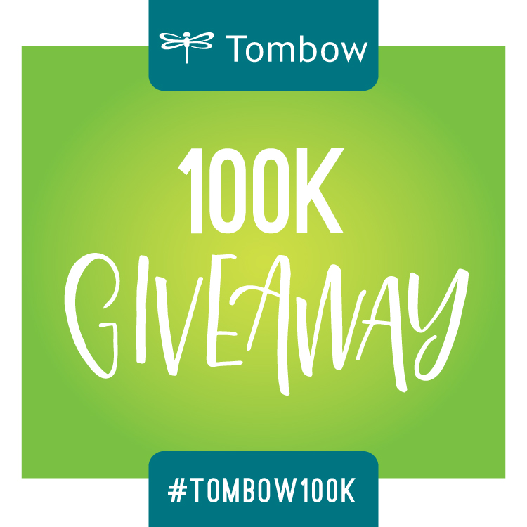 Enter Tombow's 100k Giveaway on Instagram! Find out how at instagram.com/tombowusa