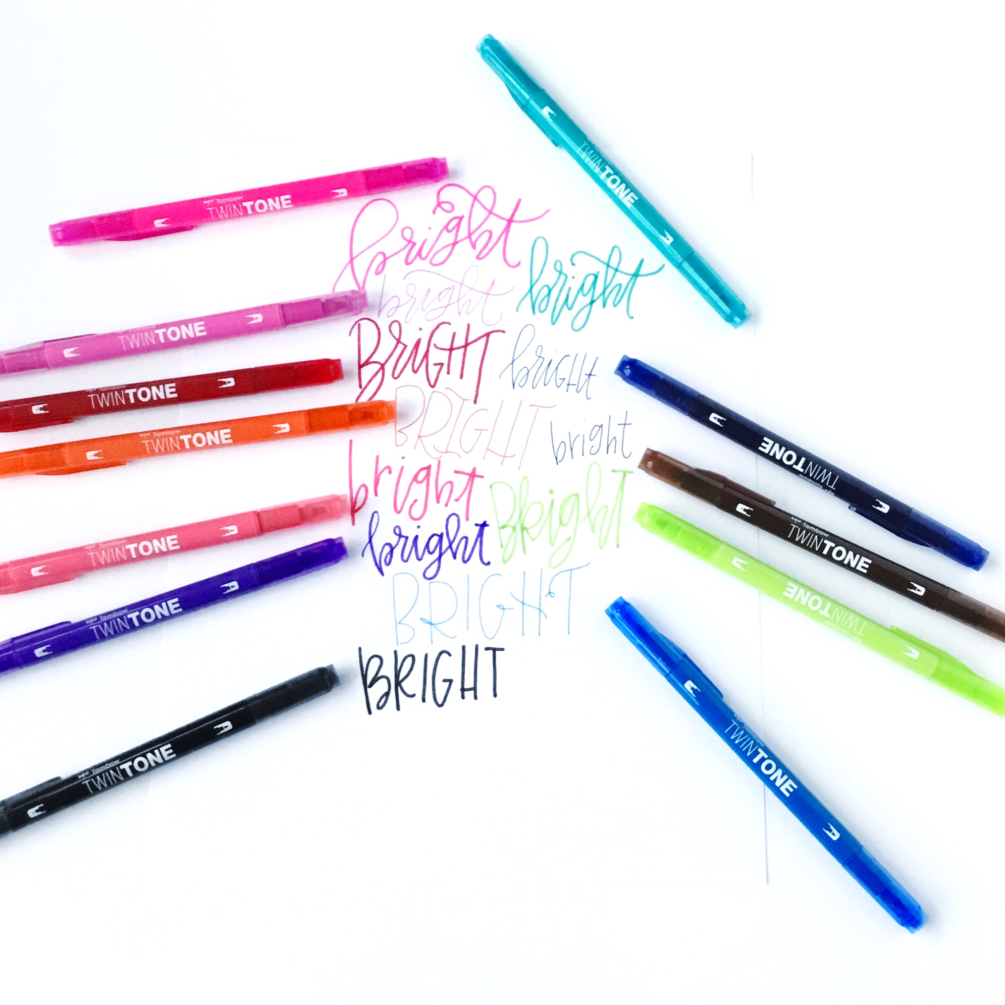 Learn how to embellish brush lettering with Tombow TwinTones from Lauren Fitzmaurice of @renmadecalligraphy on Instagram! For more lettering tips and tricks check out renmadecalligraphy.com or blog.tombowusa.com.