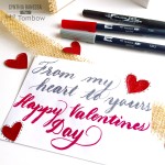 DIY Valentine Card For Him - Tombow USA Blog