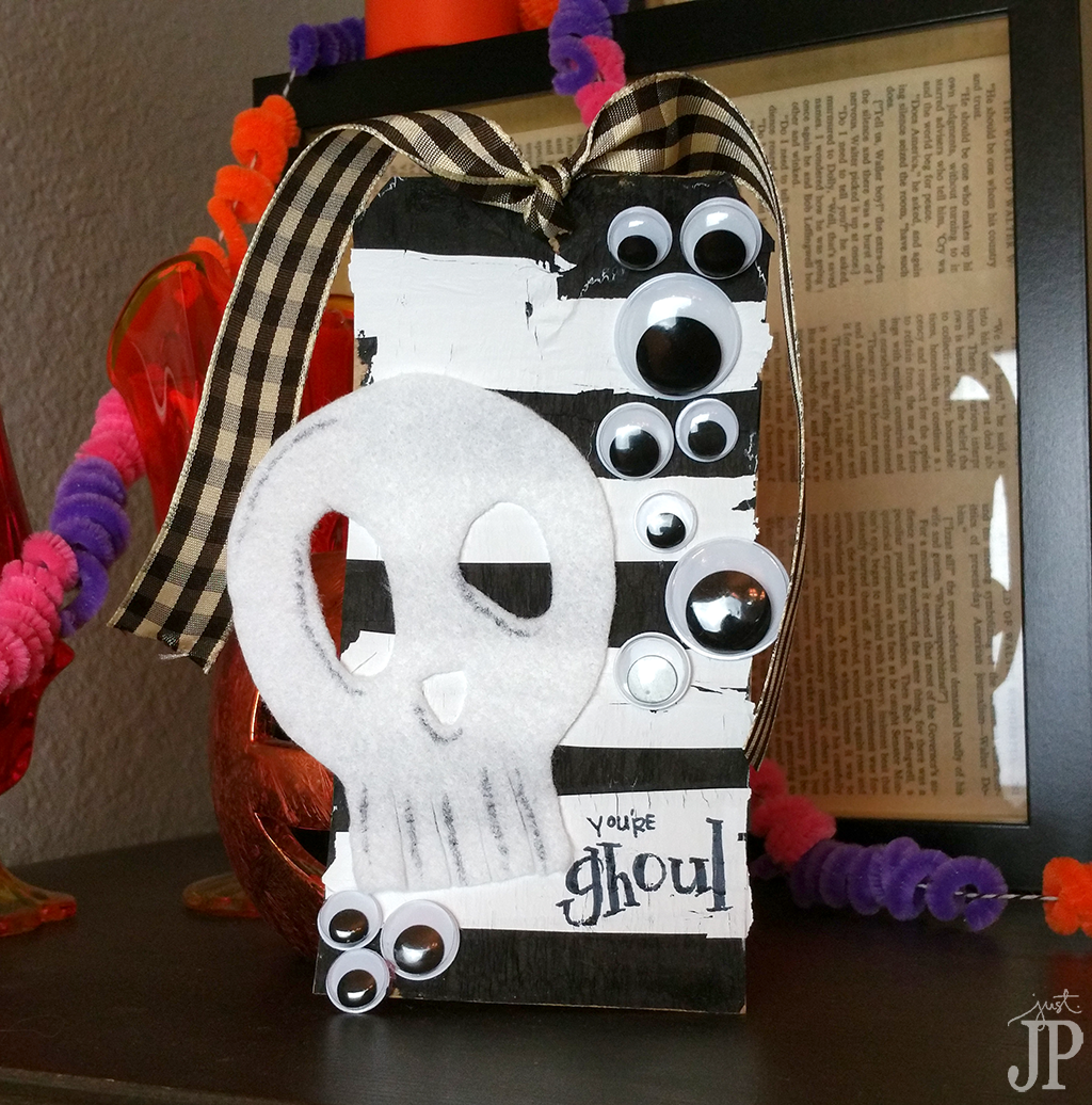 Youre-Ghoul-HALLOWEEN-Skull-Mixed-Media-Tag-JPriest