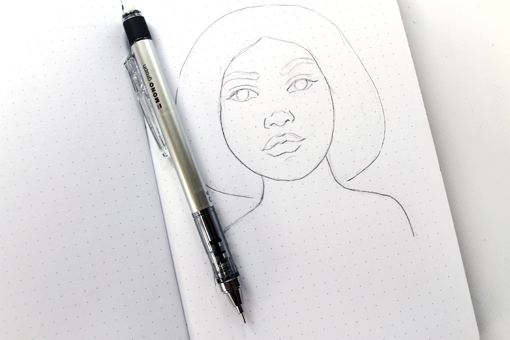 Pen and Ink Drawing Tutorials  How to draw a zentangle portrait in profile  
