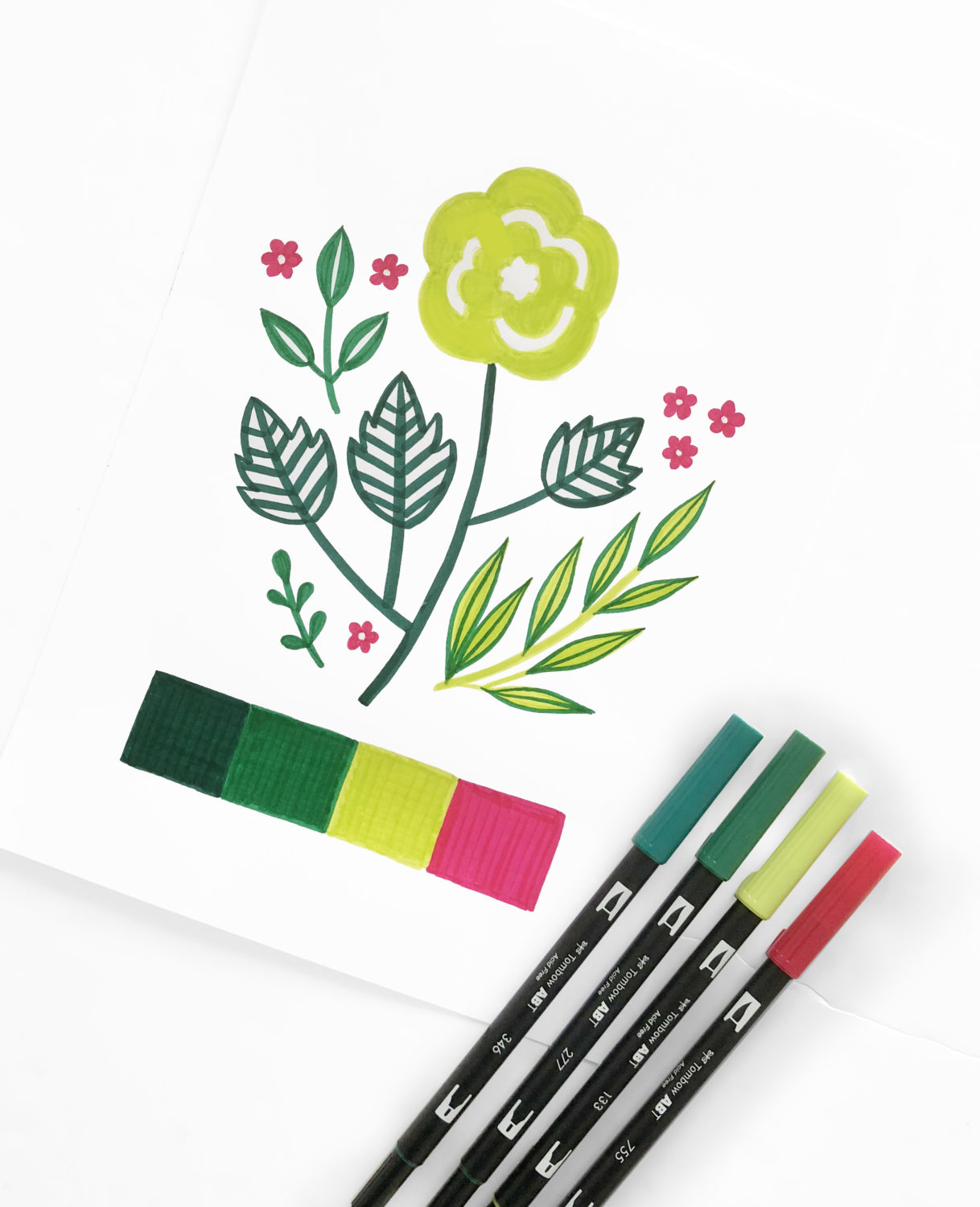 Color Harmonies with Dual Brush Pens - Tombow USA Blog