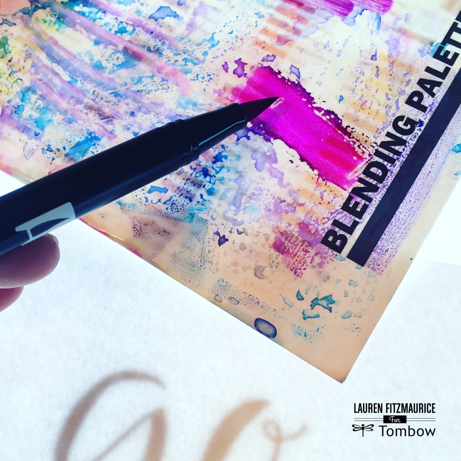 Top 10 tools every letterer needs: Tombow Blending Palette