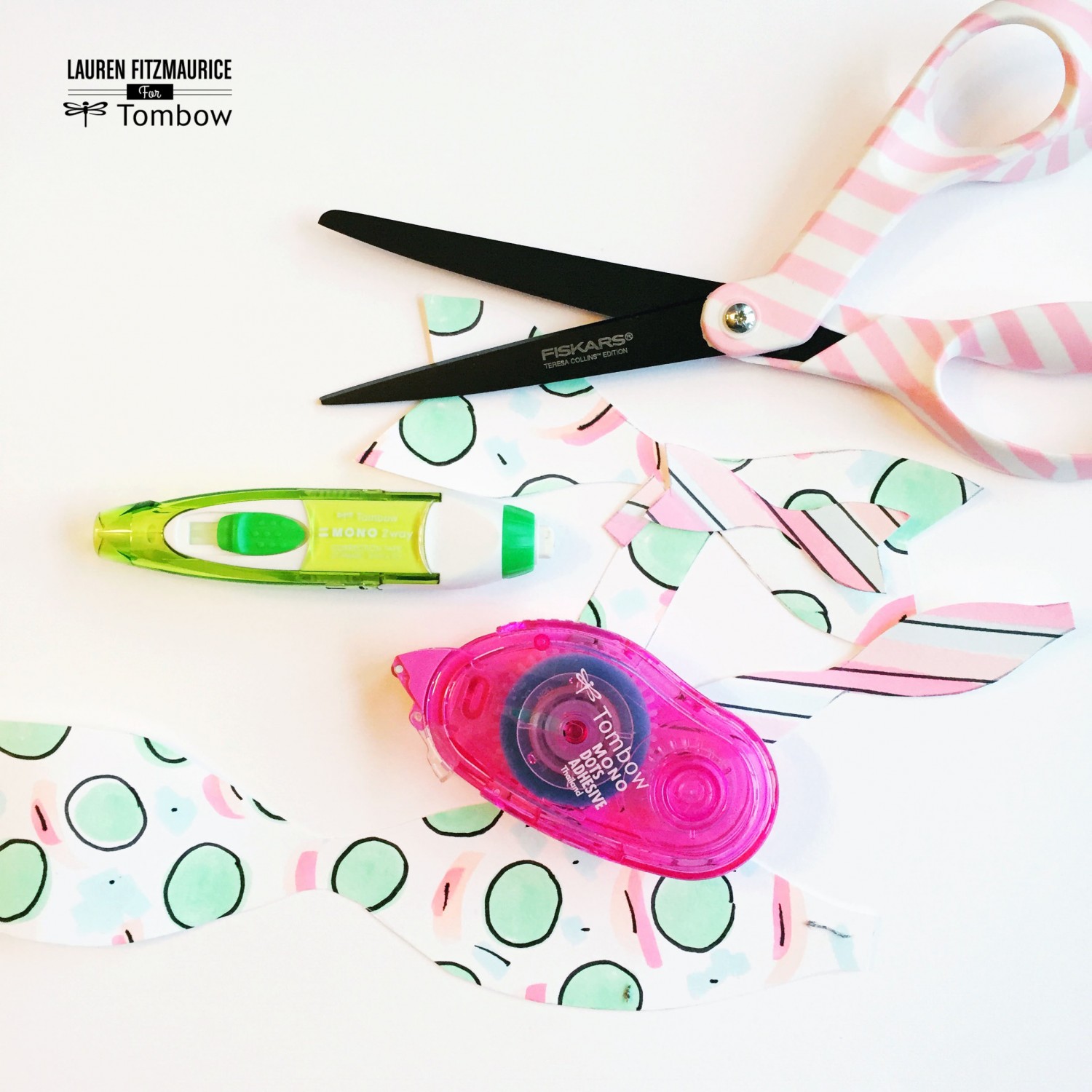 Make paper bows with Tombow products!