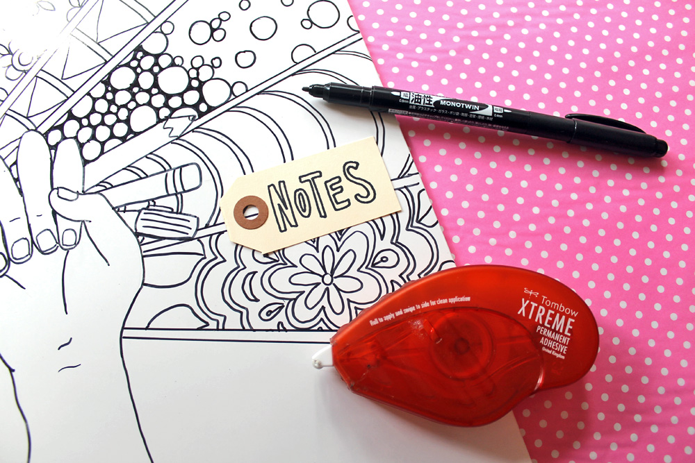 coloring pages school supplies