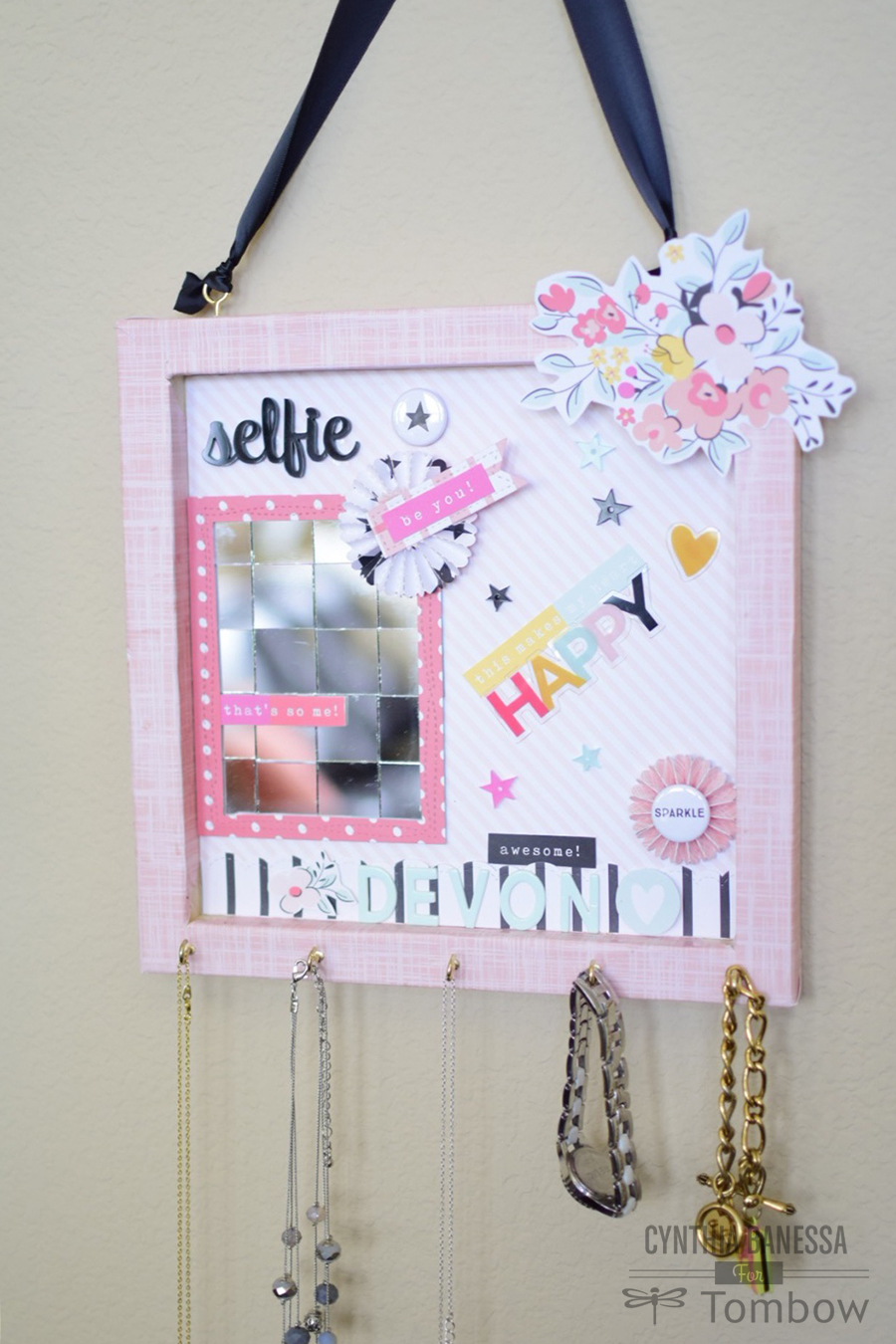 DIY Jewelry Organizer featuring Felicity Jane