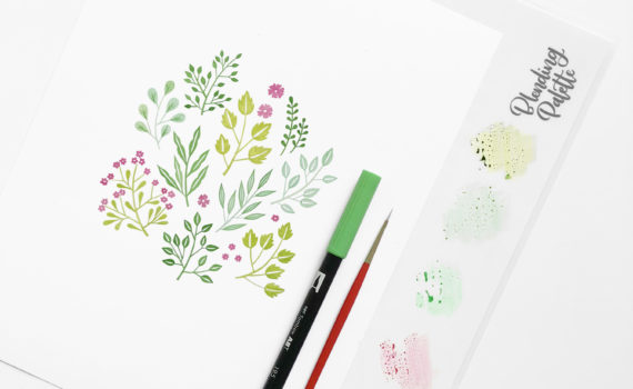 Watercolor Greeting Card - Tombow USA Blog