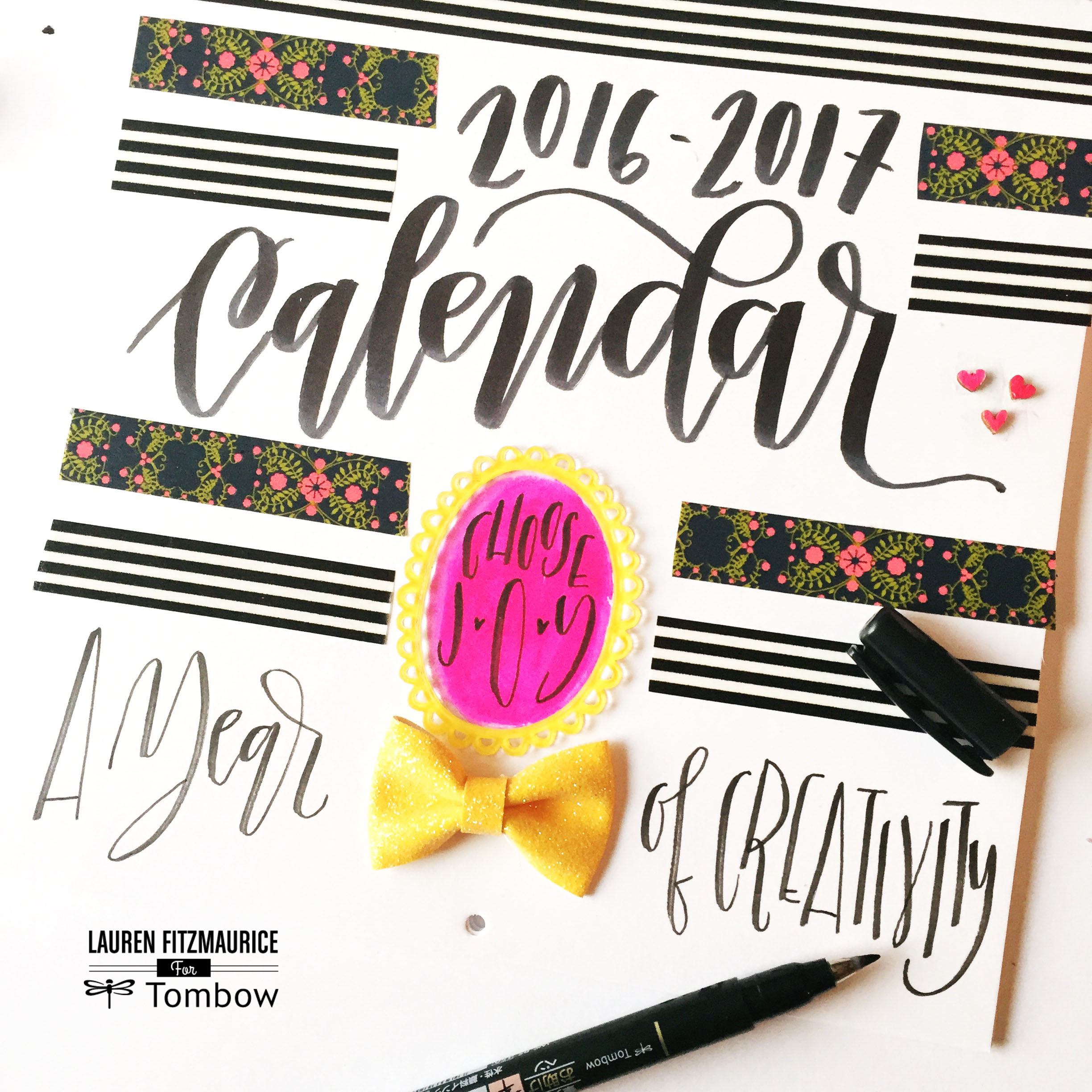 Creative calendar cover