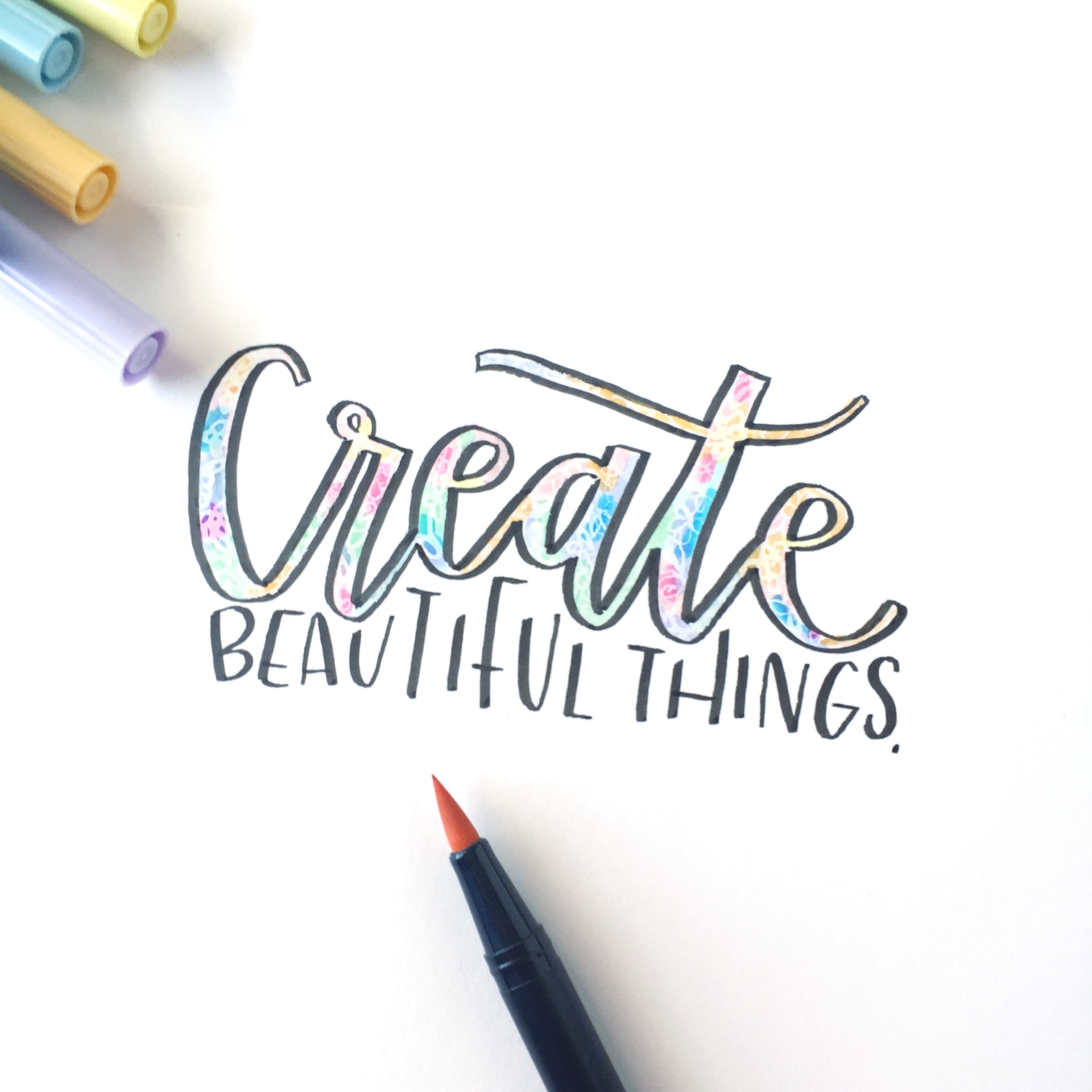 Lauren Fitzmaurice of @renmadcalligraphy gives you tips and tricks on how to create fun patterned lettering using the new Tombow Dual Brush Pen Galaxy and Pastel Palettes. For more tips and tricks, check out renmadecalligraphy.com.