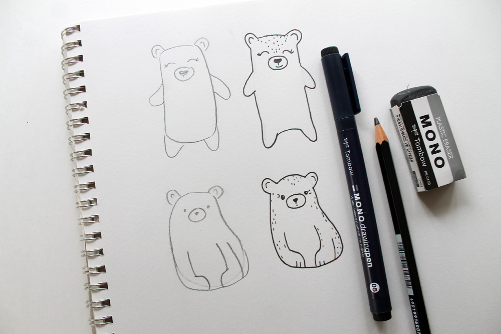 Learn how to Doodle Bears with this EASY Tutorial