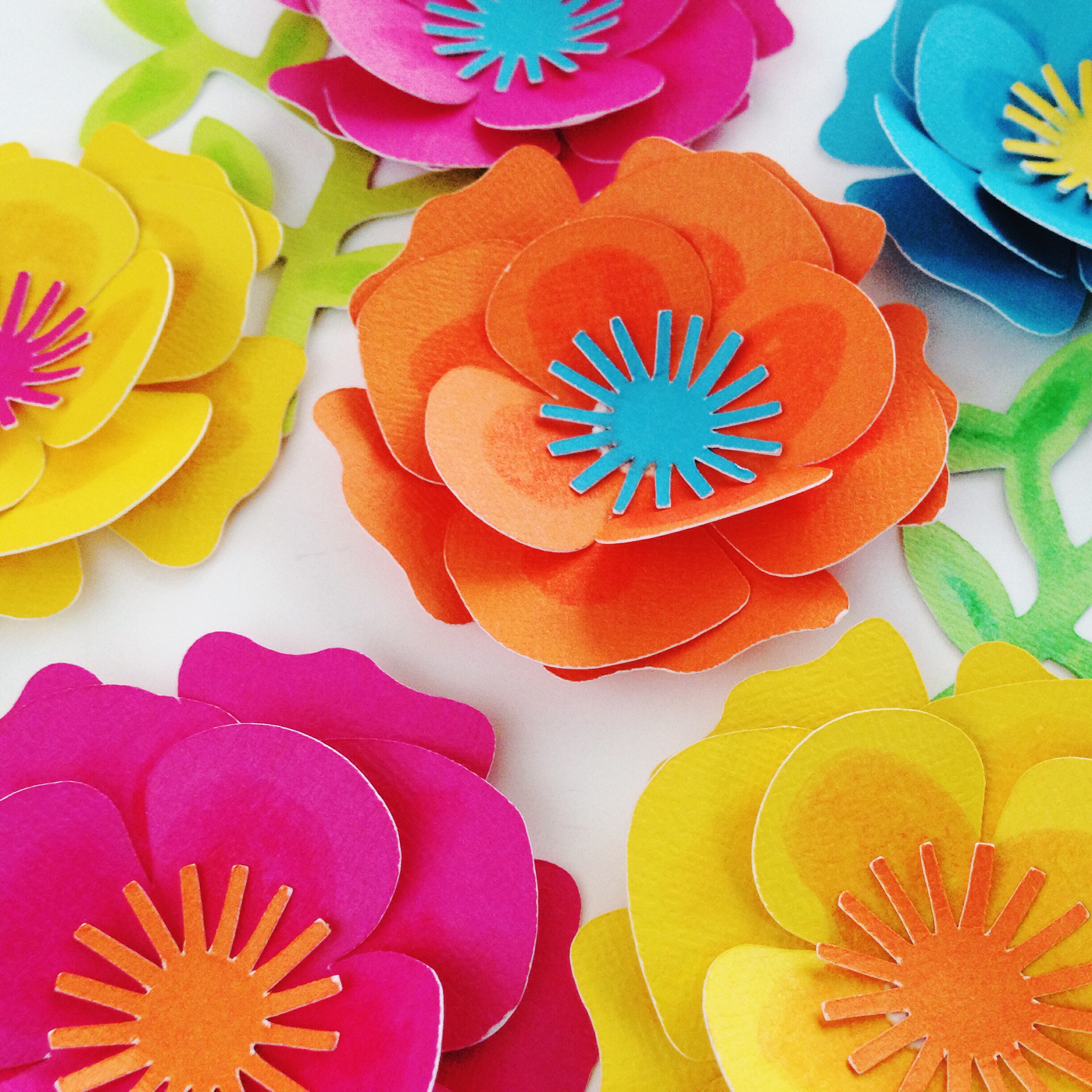 DIY Paper Flowers with Cricut and Tombow Tombow USA Blog