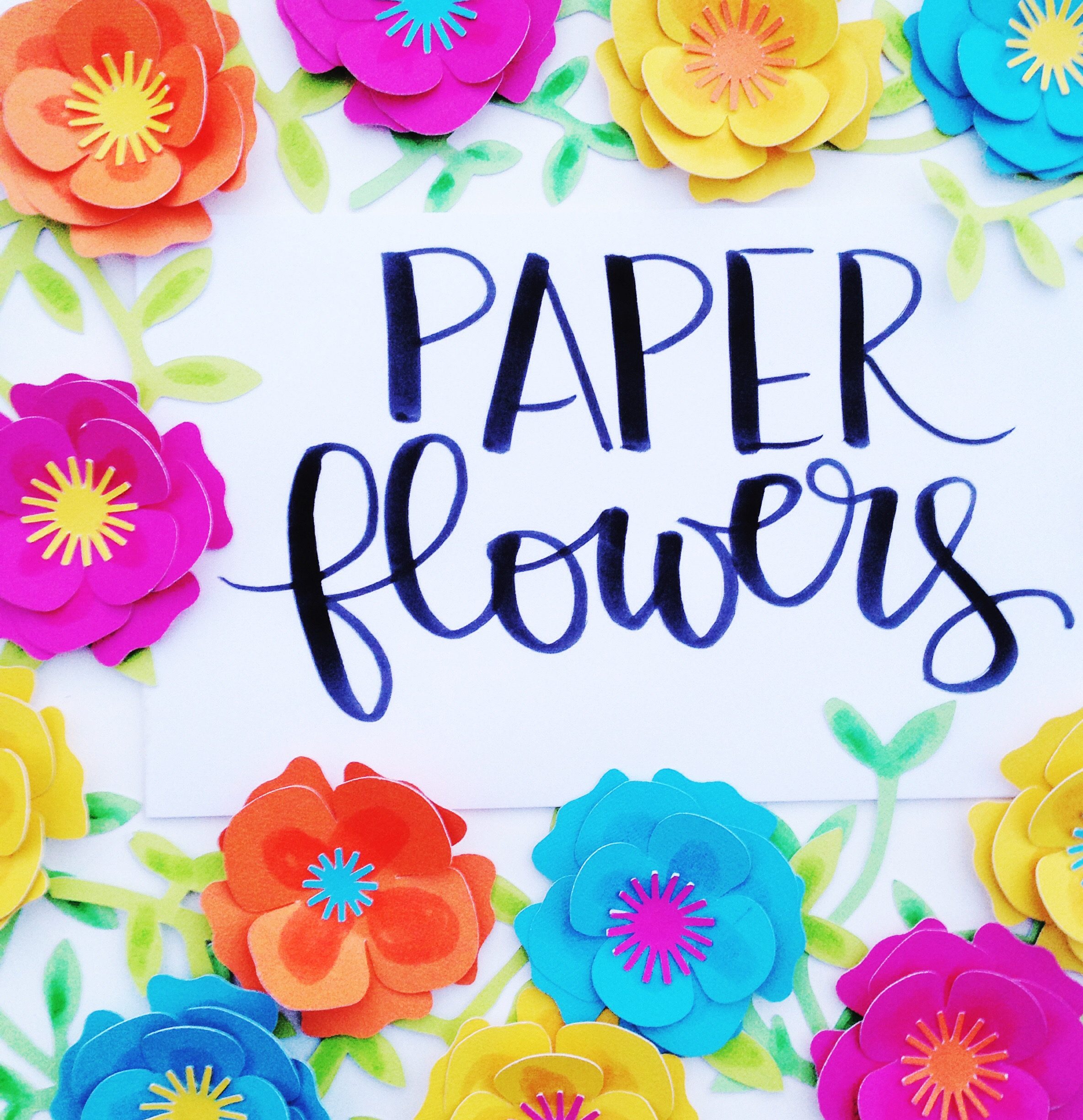 HOW TO MAKE PAPER FLOWER WITH CRICUT