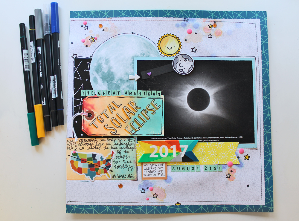 Learn how to create an interactive card using @sweetstampshop designs and @tombowusa products using this tutorial by @punkprojects! #tombowusa #tombow #sweetstampshop