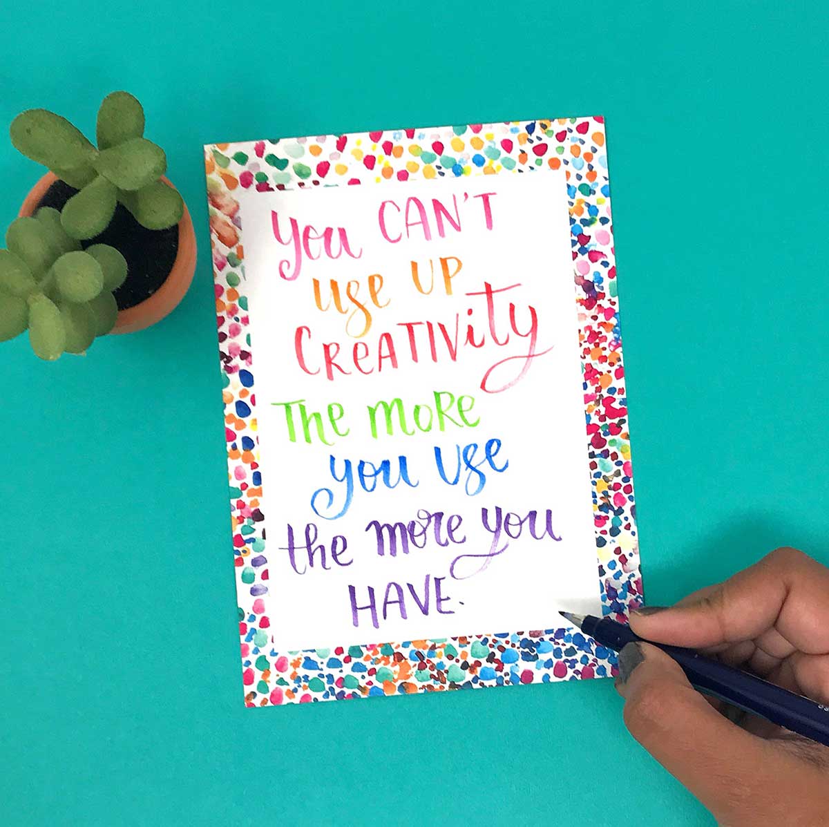 Make a Quote Book for Hand Lettering - Tombow USA Blog