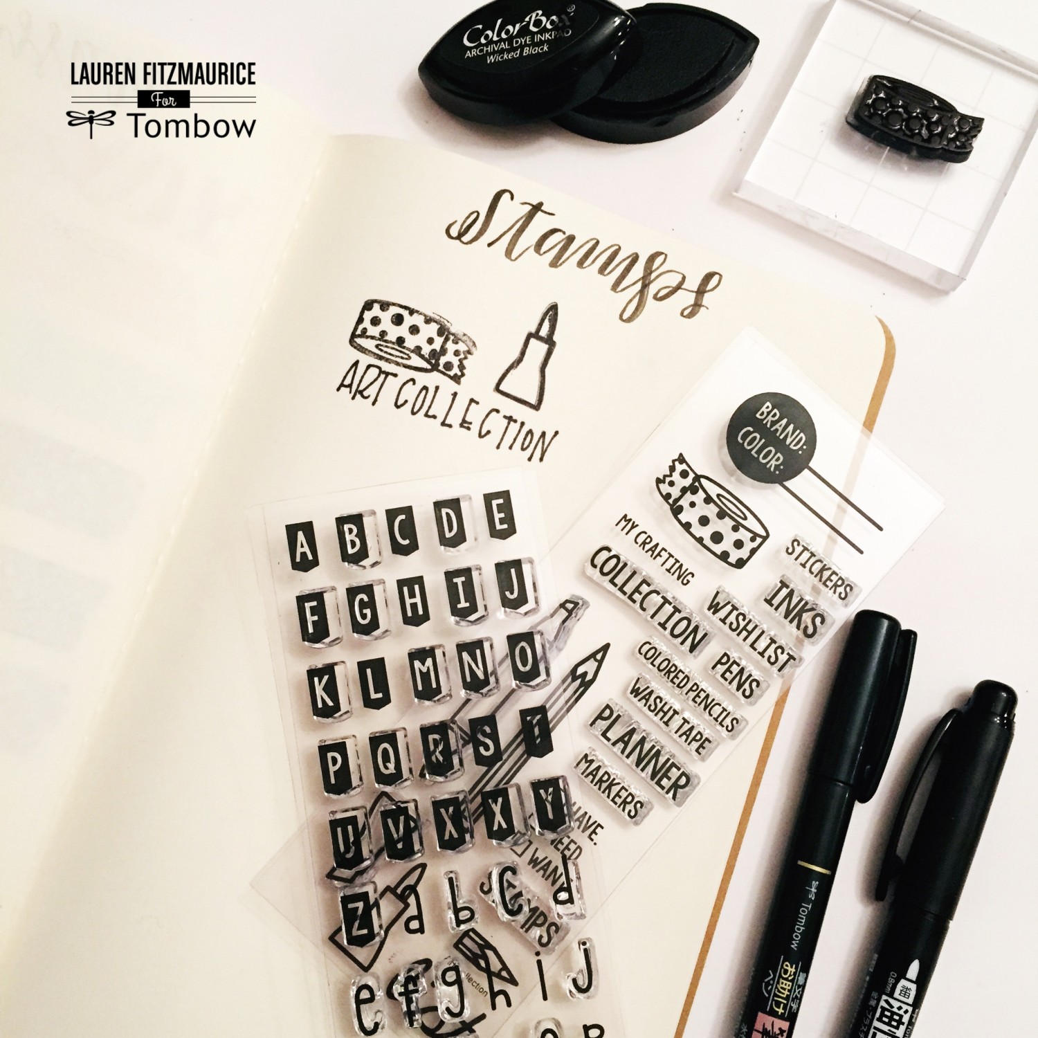 Organize your craft stash with Tombow and Sweet Stamp Shop products.