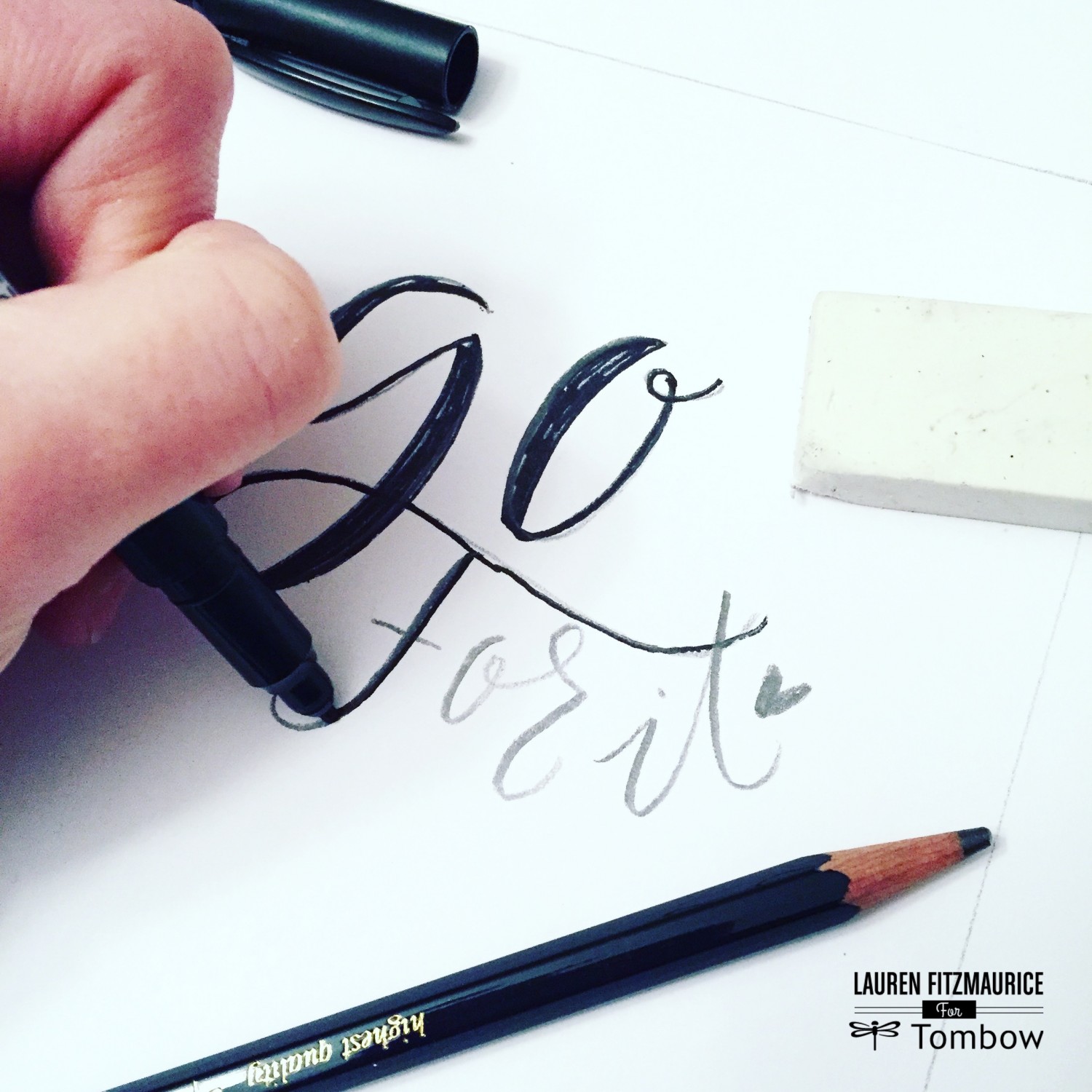 Top 10 tools every letterer needs: Tombow NP Eraser