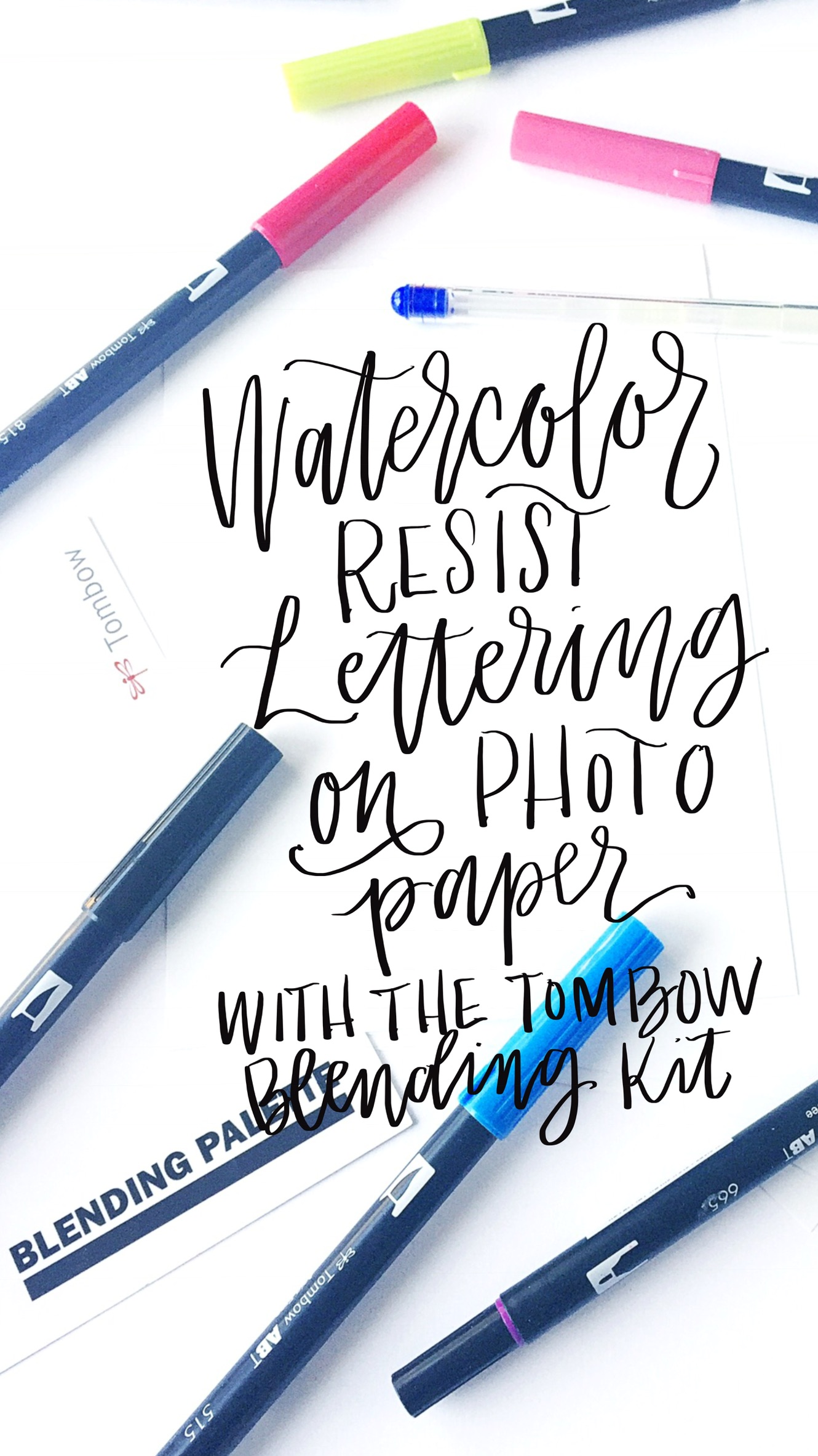 Blended Lettering With Dual Brush Pens - Tombow USA Blog