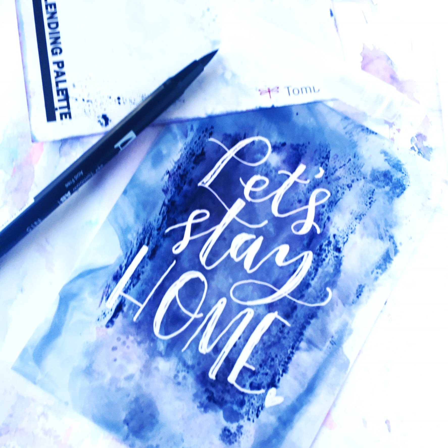 Learn how to use Tombow USA products with ink jet photo paper to create some amazing Watercolor resist designs that are perfectly frame worthy! Lauren of @renmadecalligraphy shows you tips and tricks in this step by step tutorial!