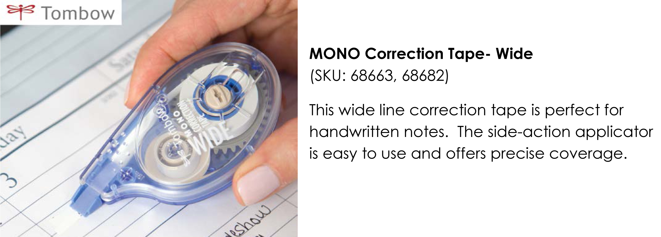 Tombow WideTrac Correction Tape (68615)