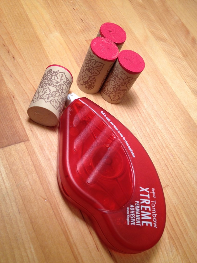 Wine Cork Heart Tutorial Tombow USA Blog