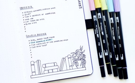 7 ways to blend your Tombow Markers in your Bullet journal