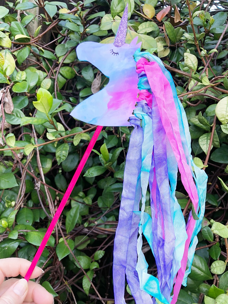 Create a Magical Unicorn Wand with the Splash Technique - Tombow USA Blog