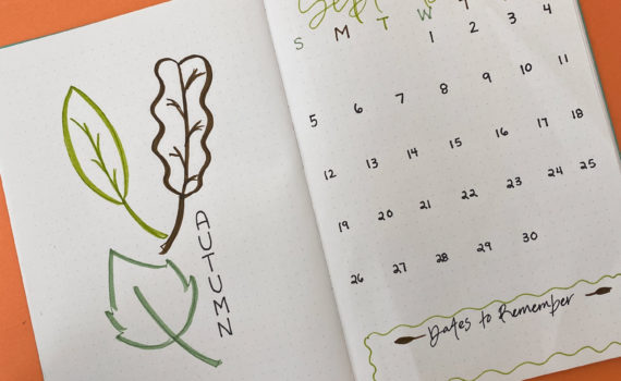 Simple Drawing Idea for your Planner - Tombow USA Blog