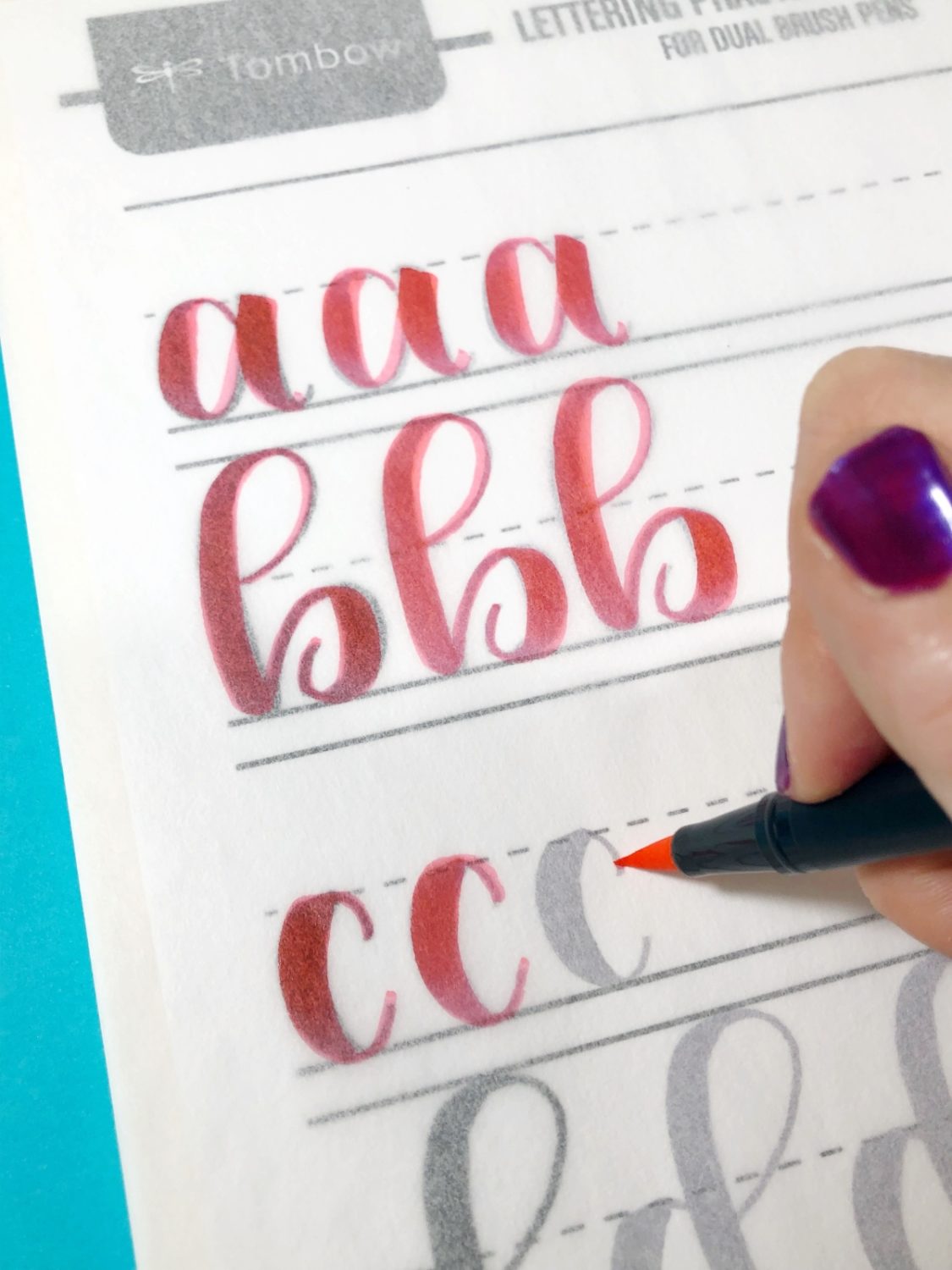 Building Lettering Confidence with Tombow and Tracing Paper - Tombow ...