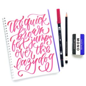 5 Exercises to Improve Your Hand Lettering - Tombow USA Blog