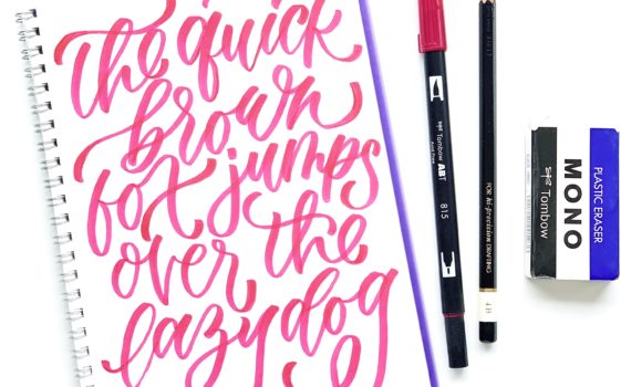 5 Tips to Lettering with Tombow Dual Brush Pens - Tombow USA Blog