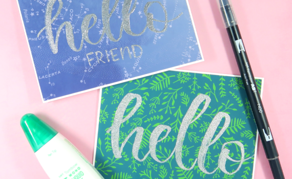 Tombow Dual Brush Pen Lettering Online Course — MakeWells